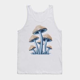 Fungi Fun: Cartoon Mushroom Print to Show Your Eco-Friendly Style Tank Top